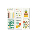 Tarjeta de cumpleaños brillante personalizada diseños diseños tarjeta de felicitación